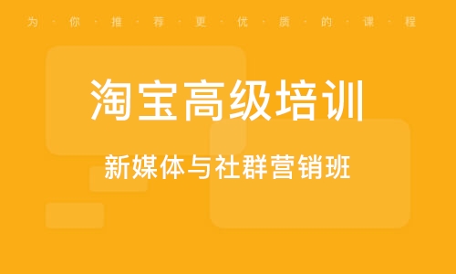 东莞淘宝高级培训机构